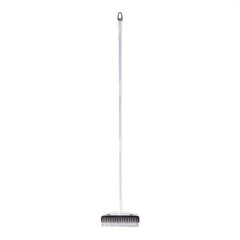 Long Handle Floor Scrub Brush Bathroom Cleaning Tool 2-in-1 Scrape & Brush