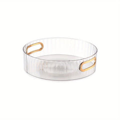 360 Degree Rotating Bathroom Storage Tray for Perfume and Cosmetics