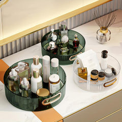 360 Degree Rotating Bathroom Storage Tray for Perfume and Cosmetics