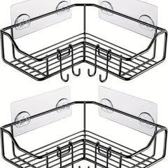2pcs Shower Organizer Corner Caddy Stainless Steel Shower Shelf