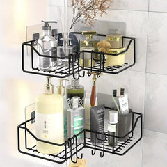 2pcs Shower Organizer Corner Caddy Stainless Steel Shower Shelf