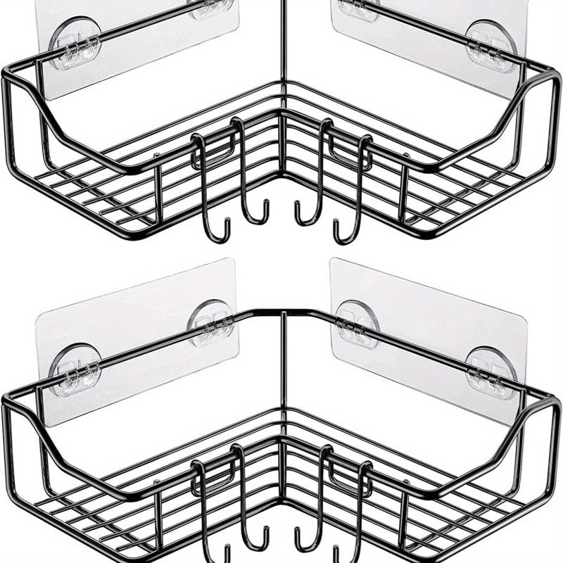 2pcs Shower Organizer Corner Caddy Stainless Steel Shower Shelf