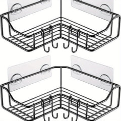 2pcs Shower Organizer Corner Caddy Stainless Steel Shower Shelf