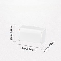 Wall Mounted Toothbrush Holder with Cover - Dust Proof