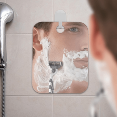 Fogless Bathroom Shower Mirror with Handheld Option - Hanging Shower Mirror