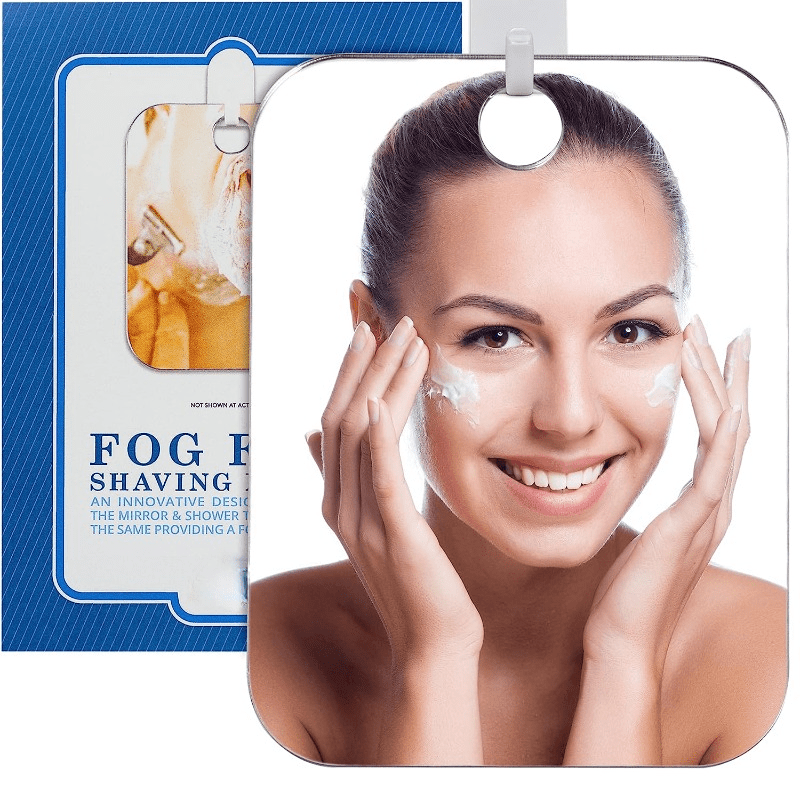 Fogless Bathroom Shower Mirror with Handheld Option - Hanging Shower Mirror