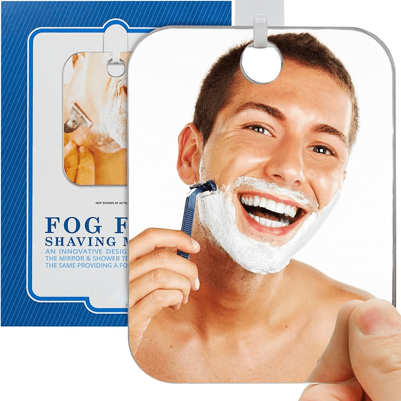 Fogless Bathroom Shower Mirror with Handheld Option - Hanging Shower Mirror