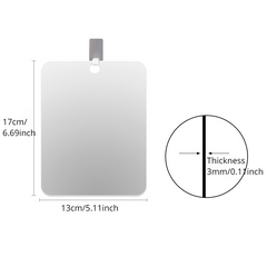 Fogless Bathroom Shower Mirror with Handheld Option - Hanging Shower Mirror