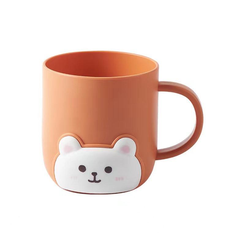 Bear Pattern Mouthwash Cup for Bathroom Cleaning