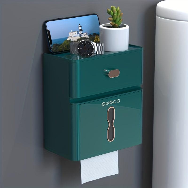 Waterproof Wall Mounted Tissue Holder for Bathroom