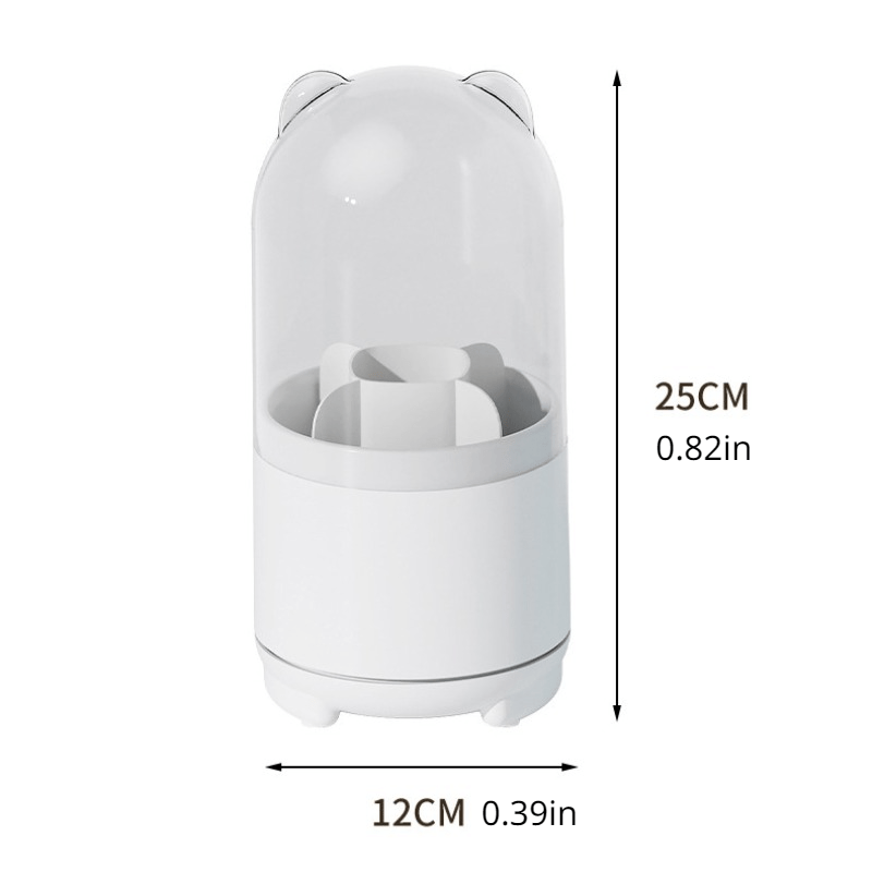 Transparent Cosmetic Storage Box Dustproof Organizer