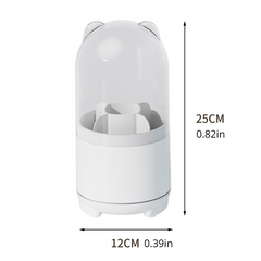 Transparent Cosmetic Storage Box Dustproof Organizer