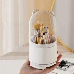 Transparent Cosmetic Storage Box Dustproof Organizer