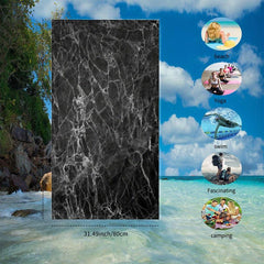 Marble Texture Microfiber Beach Towel