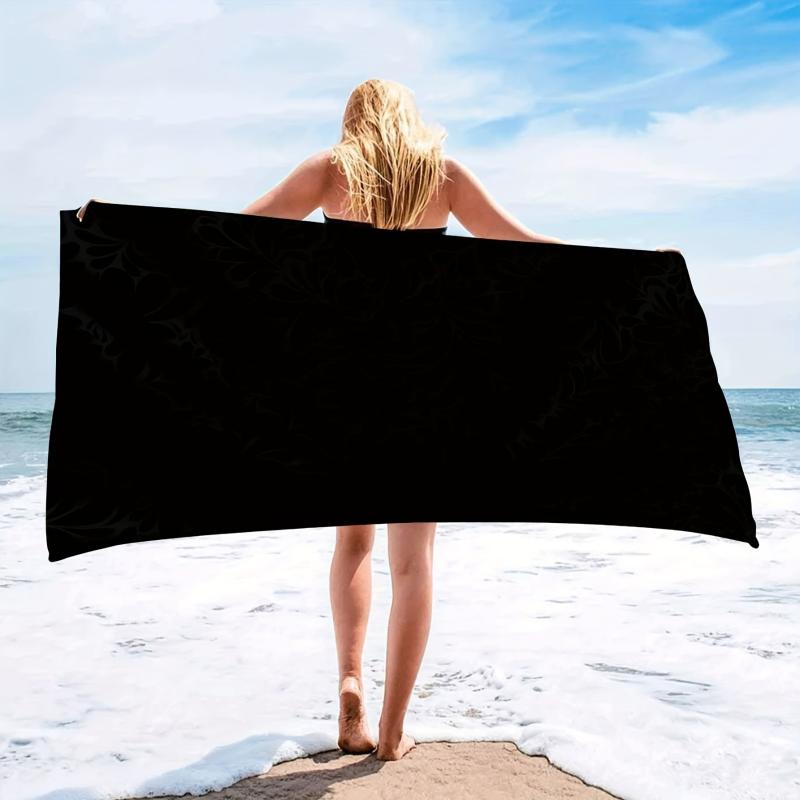 Sandproof Microfiber Beach Towel Lightweight & Quick Drying Square