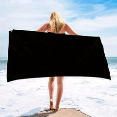 Sandproof Microfiber Beach Towel Lightweight & Quick Drying Square