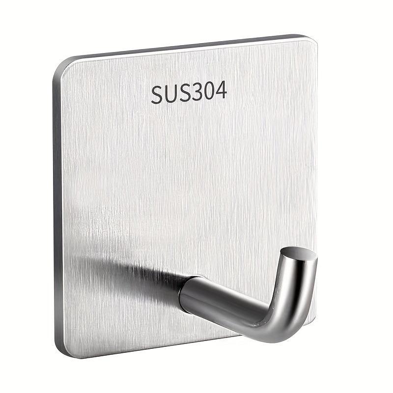 Stainless Steel Adhesive Towel Hook for Bathroom