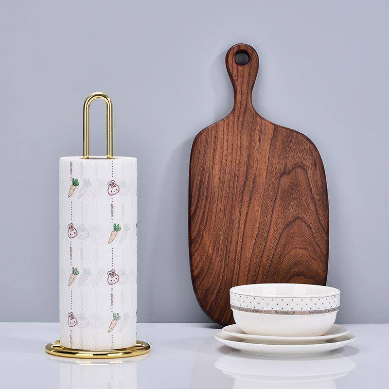 Stainless Steel Paper Towel Holder Bathroom Tissue Stand Storage Shelf