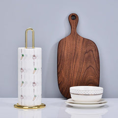 Stainless Steel Paper Towel Holder Bathroom Tissue Stand Storage Shelf