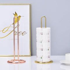 Stainless Steel Paper Towel Holder Bathroom Tissue Stand Storage Shelf