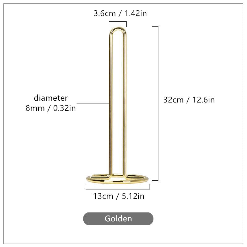 Stainless Steel Paper Towel Holder Bathroom Tissue Stand Storage Shelf