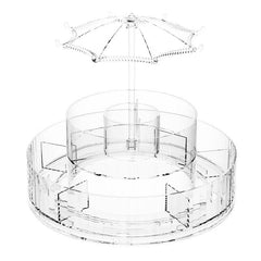 360 Rotating Makeup Organizer with Compartments