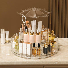 360 Rotating Makeup Organizer with Compartments