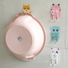 Animal Wall Hanger Hook Multifunctional Hanging Washbasin Storage Rack