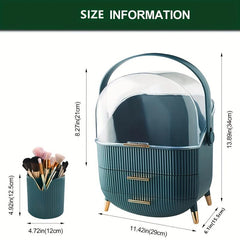 Makeup Storage Organizer Lipstick & Skincare Display Case