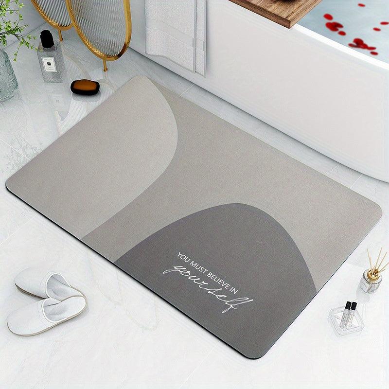 Soft Non Slip Diatom Mud Bath Rug Quick Dry Absorbent Mat