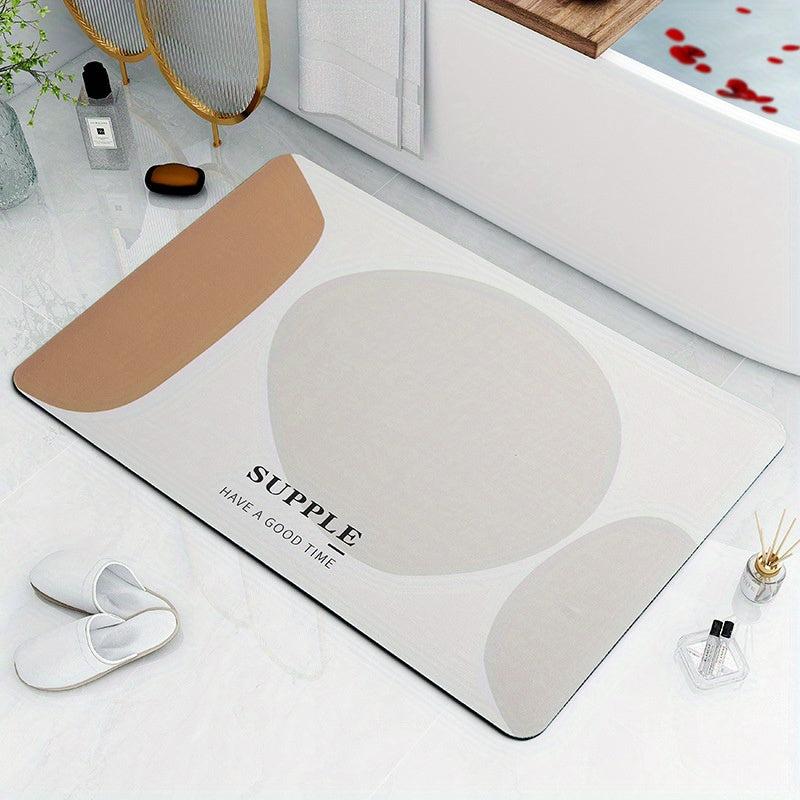 Soft Non Slip Diatom Mud Bath Rug Quick Dry Absorbent Mat