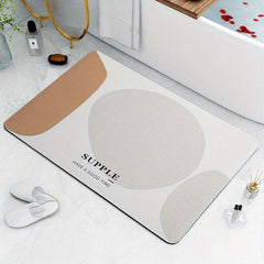 Soft Non Slip Diatom Mud Bath Rug Quick Dry Absorbent Mat