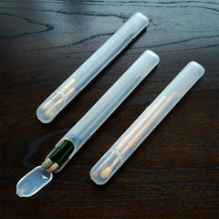 1PC Portable Eyeshadow Brush Storage Box Long Strip Storage Box Pen Holder