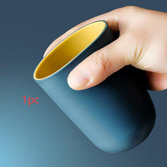 2pcs Two Tone Gargle Cup Couple Mouthwash Cup Plastic Bathroom Tumbler