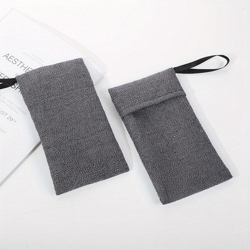 5pcs Soap Bag Drawstring Bath Shower Use Soap Saver Pouch Mesh Exfoliating