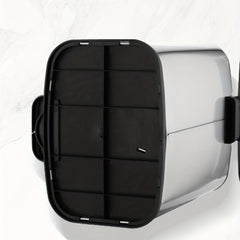 Brushed Stainless Steel Trash Can Soft Close Garbage Can