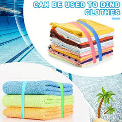 Colorful Windproof Beach Chair Band Towel Clips