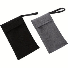 2pcs Exfoliating Soap Pouch Bubble Net Bar Pouch Body Scrubber