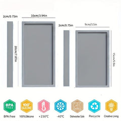 Silicone Storage Tray Vanity Organizer Cosmetic Ring Storage Tray