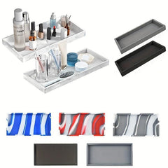 Silicone Storage Tray Vanity Organizer Cosmetic Ring Storage Tray