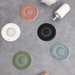 4pcs Silicone Hair Stopper Drain Covers Easy Clean for Bathroom Kitchen