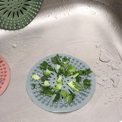 4pcs Silicone Hair Stopper Drain Covers Easy Clean for Bathroom Kitchen