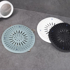 4pcs Silicone Hair Stopper Drain Covers Easy Clean for Bathroom Kitchen