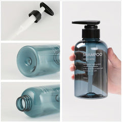 3pcs Shampoo & Conditioner Dispenser Bottles Refillable Pump Bathroom Bottles