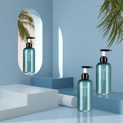 3pcs Shampoo & Conditioner Dispenser Bottles Refillable Pump Bathroom Bottles