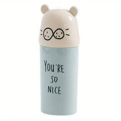 Portable Toothbrush and Toothpaste Holder for Travel with Mouthwash Cup