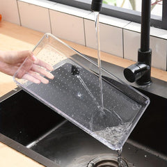 4pcs Clear Kitchen Drawer Organizer Set - Storage Container