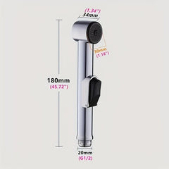 Handheld Bidet Sprayer for Toilet - High Pressure Bathroom Body Cleaner