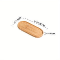Boho Bamboo Tray Multipurpose Desktop Storage Organizer