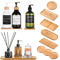 Boho Bamboo Tray Multipurpose Desktop Storage Organizer